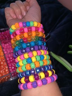 Scene Kandi Bracelets Ideas, Kandi Inspo Single, Kandi Singles Ideas Emo, Kandi Kid Aesthetic, Kandi Singles Ideas, Gir Bracelet Kandi, Emo Kandi Cuff, Scene Kandi Cuff, Kandi Singles