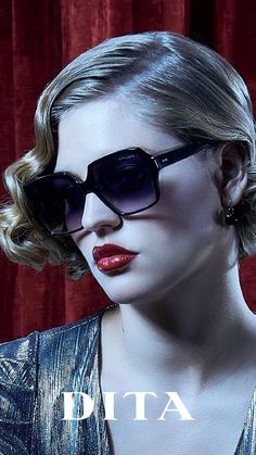 Designer Eyes carries a wide assortment of Dita sunglasses and eyeglasses. Shop online and enjoy free U.S. shipping. Sunglasses For Women, Square Sunglasses Women