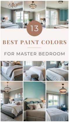 Create Your Dream Master Bedroom with These 13 Stunning Paint Colors Master Bedrooms Decor Paint, Bedroom Paint Ideas Benjamin Moore, Good Paint Colors For Bedrooms, Paint Colors For Basement Bedroom, Small Bedroom Paint Colors Relaxing Cozy, Benjamin Moore Bedroom Paint Colors 2024, Best Bedroom Paint Colors 2024, Master Bedrooms Painting Ideas, Bedroom Paint Ideas Master Color Schemes