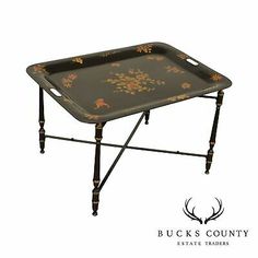 a tray with flowers and antlers on it