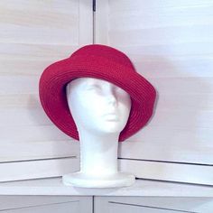 Betmar New York vintage Y2K classic red fedora hat Sz OS  Bright red color  Materials are paper and polyester mix  Has logo metal on side  Lightweight perfect for summer  Please refer to pictures for measurements  Red fedora hat vintage retro classic elegant cool trendy cute cutesy bright color weaved spring summer lightweight Halloween costume cosplay accessory Red Fedora Hat, Red Fedora, Doll Hats, New York Vintage, Doll Hat, Costume Cosplay, Classic Elegant, Fedora Hat, Hats Vintage