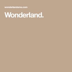 Wonderland. True Connection, Digital Landscape, It Takes, We Need, Meant To Be