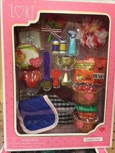 the inside of a barbie doll's play kitchen