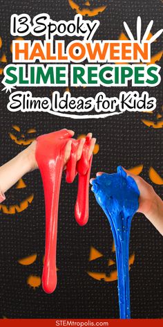 halloween slime recipes for kids