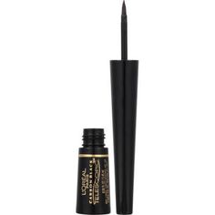 LOreal Paris Telescopic Precision Liquid Eyeliner is the perfect companion to Telescopic Mascara for a precisely defined and intense eye look. The felt tip liquid eyeliner is angled to allow you to quickly draw the most accurate line for long lasting wear. Packaging may vary. What you receive may not be what is reflected on site. Size: .08 OZ. Color: Black. Loreal Telescopic, Loreal Paris Makeup, Telescopic Mascara, Eyeliner Shapes, Eyeliner Techniques, Smudge Proof Eyeliner, Loreal Paris Infallible, Eyeliner Products, Long Lasting Eyeliner