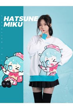 T Shirt Outfits, Jacket Hoodie, Hatsune Miku, Hoodie Jacket, Vocaloid, T Shirt, Clothes