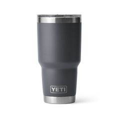 White 30oz Rambler Yeti Yeti Rambler Tumblers, Yeti 30 Oz, Cooler Food, Happy Hour Drinks, Yeti Rambler, 30 Oz Tumbler, Take Your Time, Insulated Tumblers, Iced Coffee