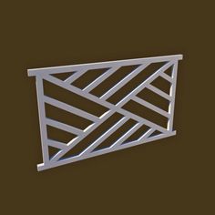 an image of a metal frame on a brown background