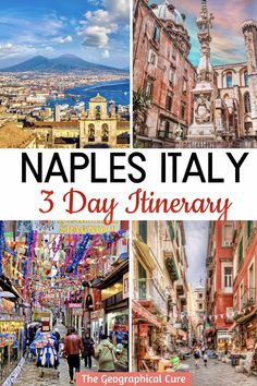 Pinterest pin for 3 days in Naples Italian Lakes, Regions Of Italy, Countries To Visit, Cities In Europe