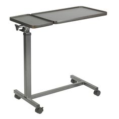 Drive Multi-Purpose Tilt-Top Split Overbed Table, Browns/Tans Medical Equipment Storage, Overbed Table, Tilt Table, Drafting Table, Cleaning Items, Swivel Casters, Laptop Table, Bed Table, Stay In Bed