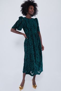 Green Velvet Eyelet Catalina Dress | Tuckernuck Work Holiday Party Dress, Cocktail Dress Code, November Fashion, Beachy Chic, Work Holiday Party, Dark Green Velvet, Holiday Party Dress, Monogram Outfit, Eyelet Embroidery