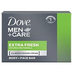 Dove Men+Care Body and Face Bar Extra Fresh 3.17 oz, 48 Pieces Man Bars, Massage Bars, Dove Men Care, Gentle Skin Cleanser, Dove Men, The Dove, Skin Dryness, Body Bars, Dermatologist Recommended