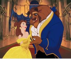 beauty and the beast from disney's live - in - the - life movie