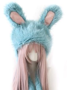 The price is for a hat only, others are not included.  Garment Size   	 		 			Size 			Free Size 		 		 			Head Circumference 			54-59 Bunny Plush, Bunny Ears, Bunny Ear, Head Circumference, Winter Hat, Free Size, Winter Hats, Hats, Color