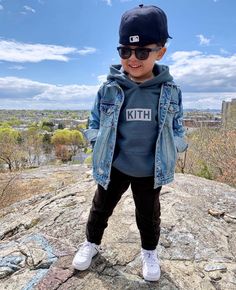 @isaacandlucci Toddler Boy Jean Jacket Outfit, Stylish Kids Outfits Boys, Back To School Outfits For Kids, Kindergarten Outfit, Kids Outfits Daughters, Back To School Clothes, Outfits For Kids