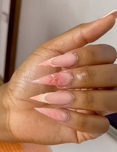 Toe Nail Color, Hard Nails, Edgy Nails, White Acrylic Nails, Girly Acrylic Nails, Basic Nails, French Tip Acrylic Nails, Simple Acrylic Nails, Blush Nails