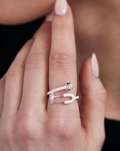 Made in certified sterling silver Hand filled enamel Use our Ring Sizer to find your perfect fit Band thickness: 14 mm Biology Ring, Stethoscope Ring, Nurse Friends, Doctor Jewelry, Medical Accessories, Ring Gift Box, Nurse Inspiration, Pretty Jewelry Necklaces, Medical Jewelry