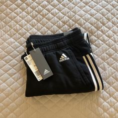 Nwt Women’s Adidas Sweatpants Tapered At The Ankles Black And White Sweatpants, Adidas Pants Women, Cropped Sweatpants, Soccer Pants, Gold Adidas, Champion Sweatpants, Adidas Joggers, Joggers Track Pants, Adidas Windbreaker