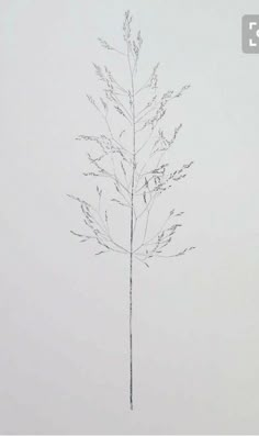 a drawing of a tree in the snow