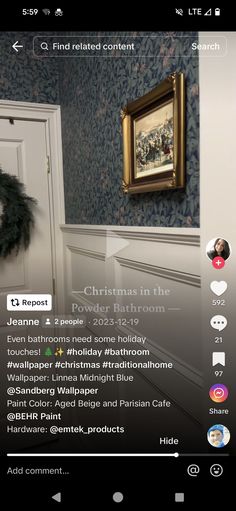 an image of a room decorated for christmas