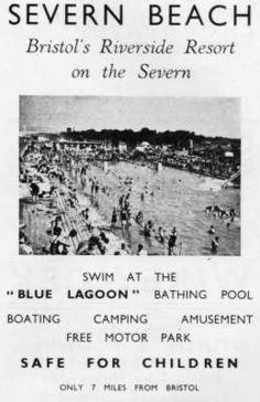 an advertisement for the seven beach resort on the seafront, with information about it