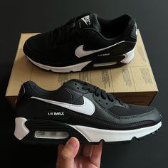 Nike Air Max 90 Black White Casual Sneaker Dh8010-002 Women’s Size 7.5 Brand New Missing Lids Nike Air Max 90s Black, Nike Air Max 90 Black, Air Max 90 Black, White Casual Sneakers, Jordan 1 Black, Grey Trainers, Running Sneakers Women, Black Leather Sneakers, Nike Air Zoom Pegasus