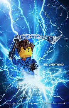 The Lego Ninjago Movie poster (d) : 11 x 17 inches - Lego poster - Be Lightning Ninjago Wallpaper, The Lego Ninjago Movie, Ninjago Movie, Lego Ninjago Movie, Lego Movie, Lego Ninjago, Jay, Phone Wallpaper, Lego