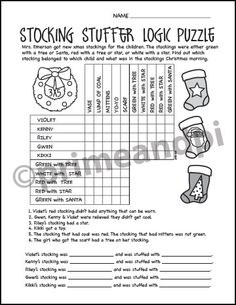 a worksheet for stocking stuff with pictures and words to help students learn how to