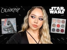 COLOURPOP DARTH VADER PALETTE | SWATCHES, REVIEW + TUTORIAL | Makeupbytreenz - YouTube Colourpop Star Wars Palette Looks, Darth Vader Makeup, Colourpop Star Wars, Star Wars Darth Vader, Hi Guys, Fashion Makeup, Makeup Ideas, Random Stuff, Youtube Videos