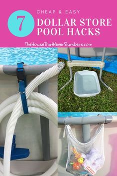 dollar store pool hacks that are easy and cheap