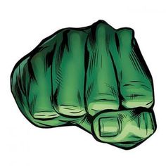 a drawing of a green hand pointing at the viewer