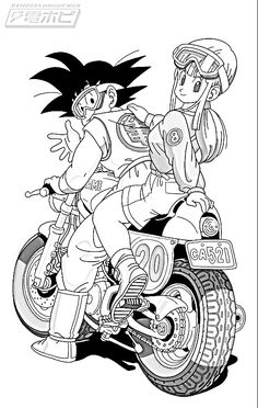 an image of a cartoon character on a motorcycle