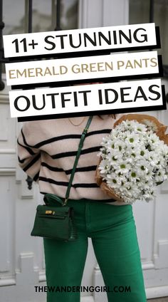 Looking for emerald green pants outfit inspiration? From professional to casual, discover chic emerald green pants outfit ideas perfect for every occasion. Need something work-appropriate? Check out these stylish emerald green pants outfit work looks that will have you turning heads in the office. Explore bold emerald green outfit ideas that pop with style, and learn what to wear with an emerald green outfit for a perfectly balanced look. Ready to stand out? Find tips on how to style emerald green outfits with accessories, tops, and shoes for a stunning ensemble. Bright Green Pants Outfit, Emerald Green Pants Outfit, Emerald Jeans, Green Pants Outfit Work, Emerald Green Outfit Ideas, Emerald Green Outfits