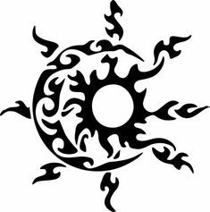 Sun Tattoo Design, Tato Maori, Marquesan Tattoos, Laptop Vinyl Decal, Moon Tattoo Designs, Hawaiian Tattoo