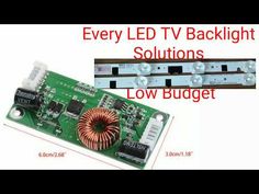 an electronic device with the words, every led tv backlight solution low budget