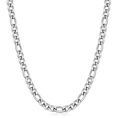 PRICES MAY VARY. Design: Classic figaro chain necklace, equipped with a sturdy lobster clasp, suitable for both casual and formal occasions Sturdy: Crafted from high-grade 316L stainless steel, ensuring mens necklace durability and long-lasting shine Hypoallergenic: Smooth and hypoallergenic necklace chain for men, care for your skin and comfortable wear every day Perfect size: Light weight 5mm width, 20" length mens necklace chain, wear it alone or match your favorite pendant Jewelry for him/he Cheap Chain Necklaces For Men, Cheap Men's Chain Necklace For Gift, Mens Necklace Chain, Cheap Men's Chain Necklace, Mens Silver Chain Necklace Men's Jewelry, Men Silver Chain, Mens Chain Necklace Sterling Silver, Chains Women, Minion Costume