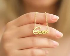 14K Handmade Personalized Name Jewelry by EliffPersonalized