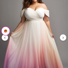 Beautiful Dress White Flowy Maxi Dress With Sweetheart Neckline, Pink Ombre Dress, Ombre Wedding Dress, Dress Couture, Ombre Wedding, Ombre Dress, Wedding Dress Couture, Pink Ombre, Beautiful Dress