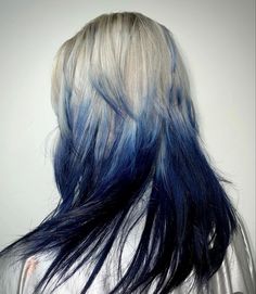 Blonde And Blue Hair, Hair Inspiration Short, Hair Inspiration Color