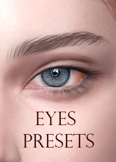 the cover of eyes presets