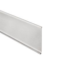 a stainless steel shelf is shown against a white background with clippings to the bottom