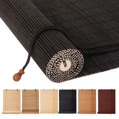 the bamboo mat is being used as a decorative piece for decorating and other things