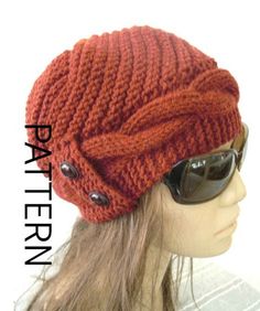 a woman wearing sunglasses and a knitted hat