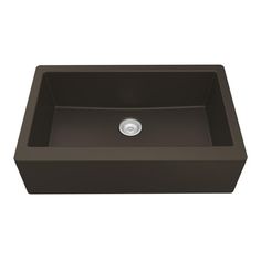 an image of a brown sink on a white background with the top view showing it's square shape