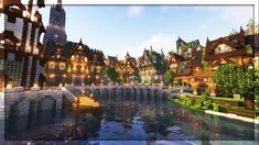 Medieval Harbor Vibes | Minecraft Relaxing Ambiance w/Medieval Lofi Minecraft Harbor Design, Minecraft Harbor Medieval, Minecraft Harbor Ideas, Minecraft Relaxing, Minecraft Harbor, Medieval Harbor, Minecraft Market, Minecraft Things, Harbor Town