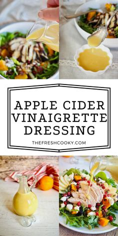 an apple cider vinaigrette dressing recipe