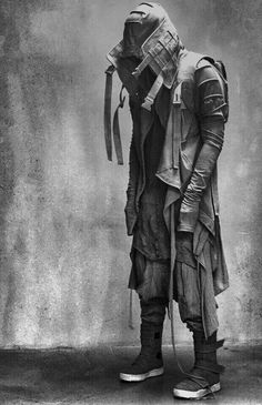 Cyberpunk Mode, Dark Academia Aesthetic Outfit, Apocalypse Fashion, Photo Manga, Apocalyptic Clothing, Dystopian Fashion, Urban Ninja