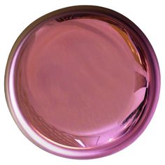 a shiny purple plate is shown on a white background