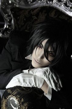 Sebastian Michaelis Cosplay, Black Butler Cosplay, Black Butler Sebastian, Fitness Shirts, Black Butler Characters, Pathological Liar, Awesome Cosplay, Epic Cosplay, Sebastian Michaelis