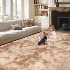 ZRSDIXKI 5ft x 8ft Area Rugs, Soft Fluffy Rugs for Living Room Bedroom Kids Room Nursery Decor Carpet for Indoor Large Area Rug, Light Brown Shag Rug 5x8 area rug is crafted from high-quality velvet plush fibers that are 1.7 inches long, delivering a soft and inviting surface that feels like walking on clouds. Ideal as a living room rug, bedroom rug, or dorm rug, it offers a versatile solution for any space. The upgraded three-layer design features a super soft suede top, memory foam middle laye Brown Shag Rug, Dorm Rugs, Cozy Rugs, 5x8 Area Rugs, Country Rugs, Home Carpet, Light Grey Rug, Fluffy Rug, Large Area Rugs